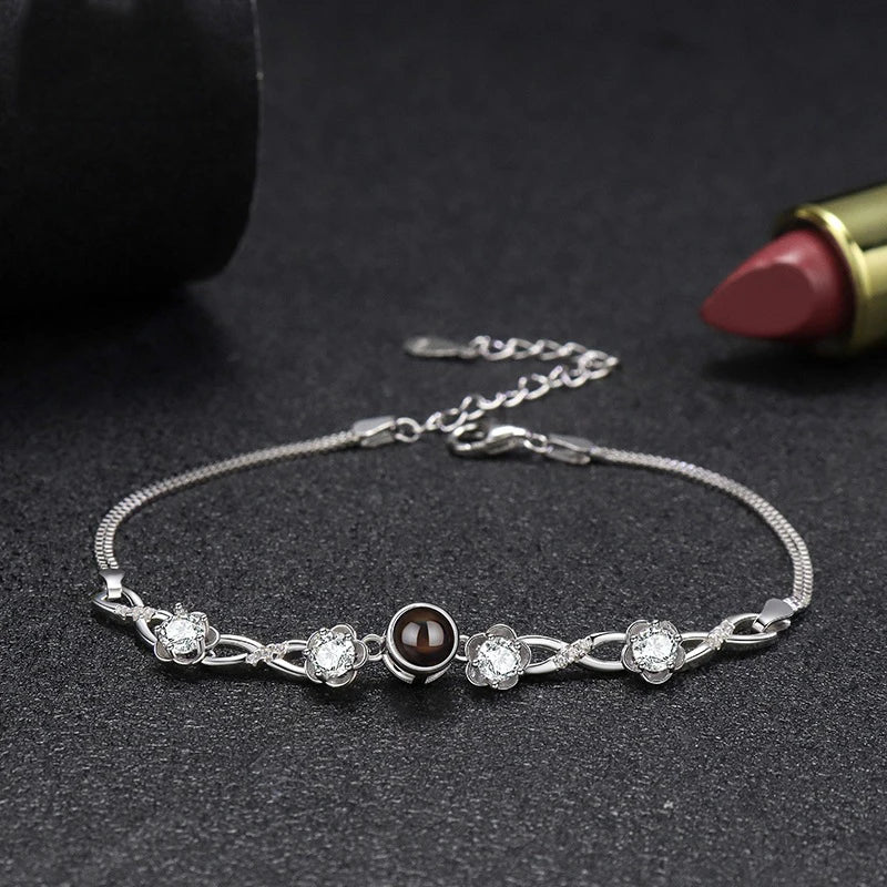 Personalized Photo Projection Friendship Bracelet