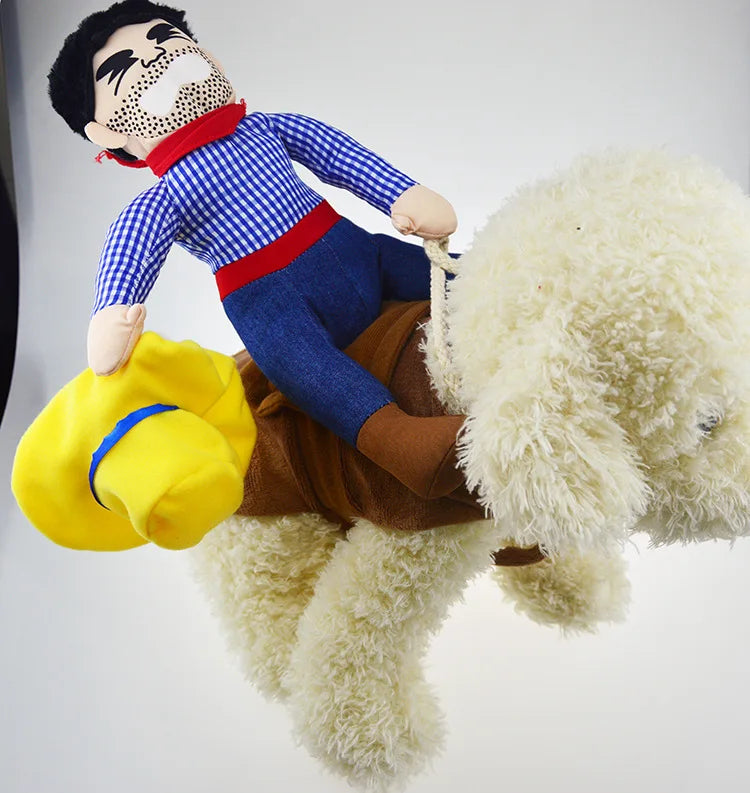 Cowboy Rider Dog Costume