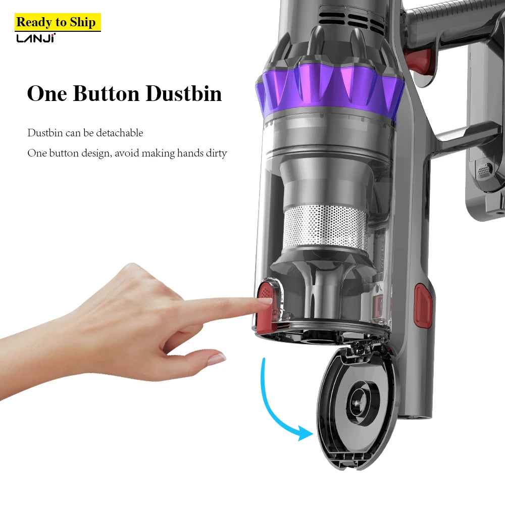 S7-YL Smart Cordless Bagless 8-In-1 Handheld Stick Vacuum Cleaner
