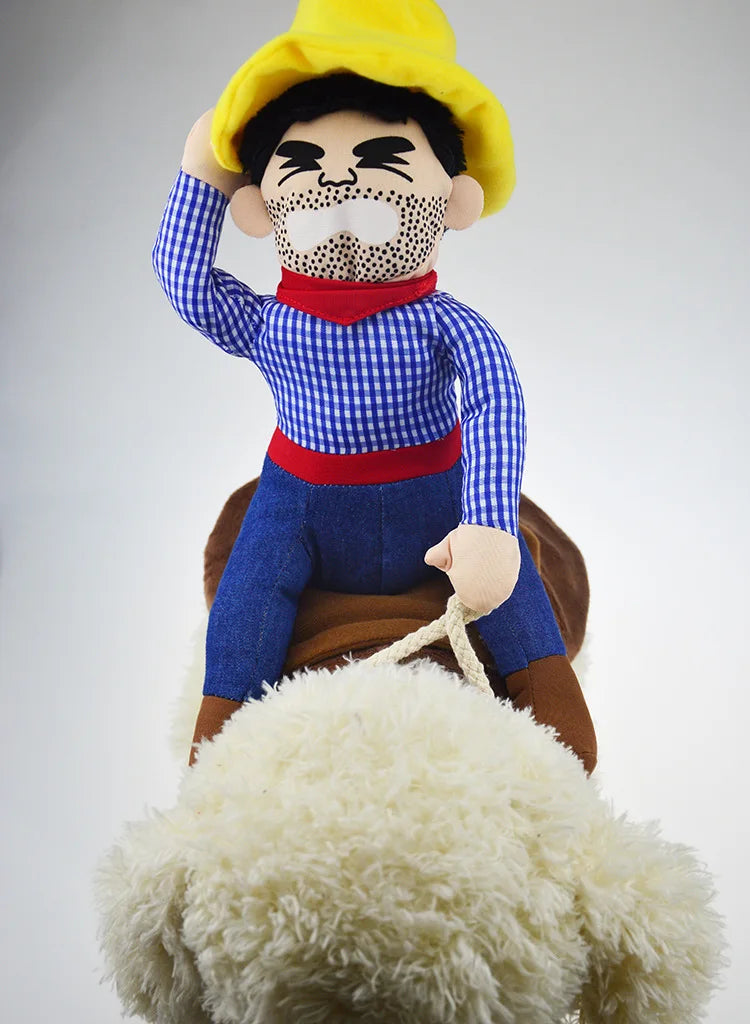 Cowboy Rider Dog Costume