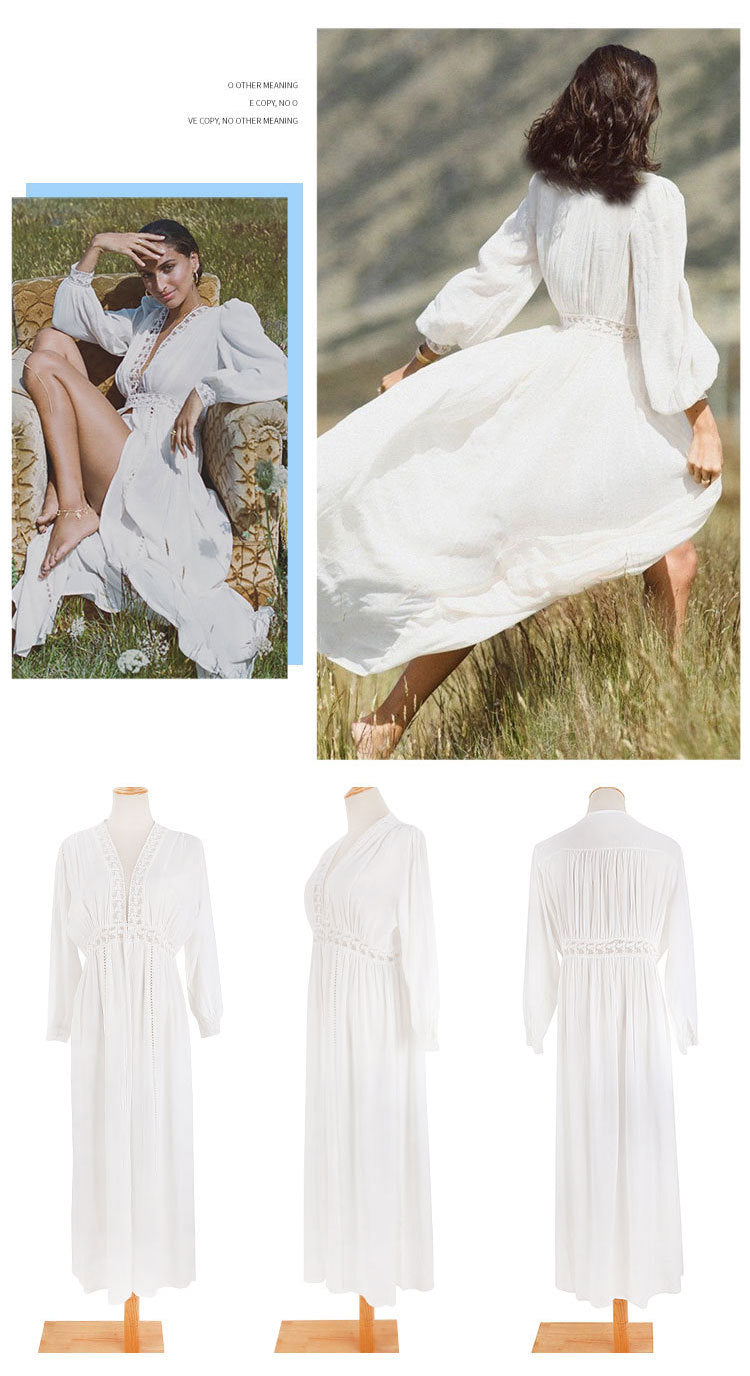Rayon Beach Cardigan Cover-Up — Bikini Blouse & Sun Protection Skirt