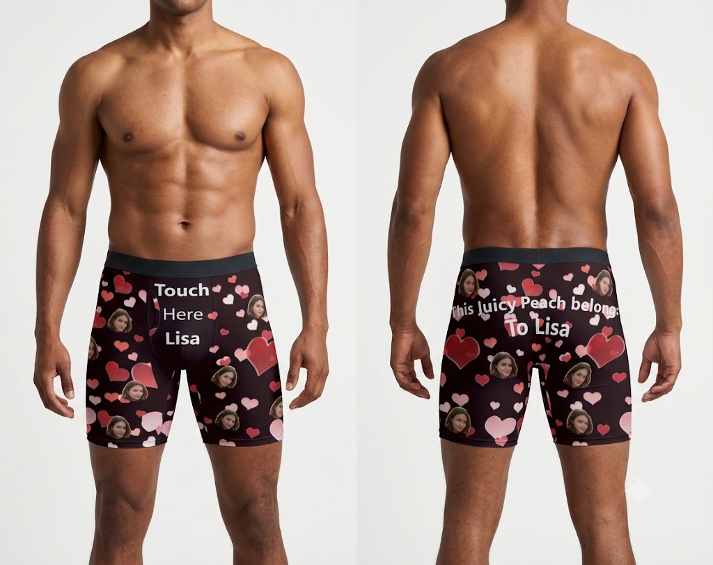 All-over Print Men's Long Boxer Briefs