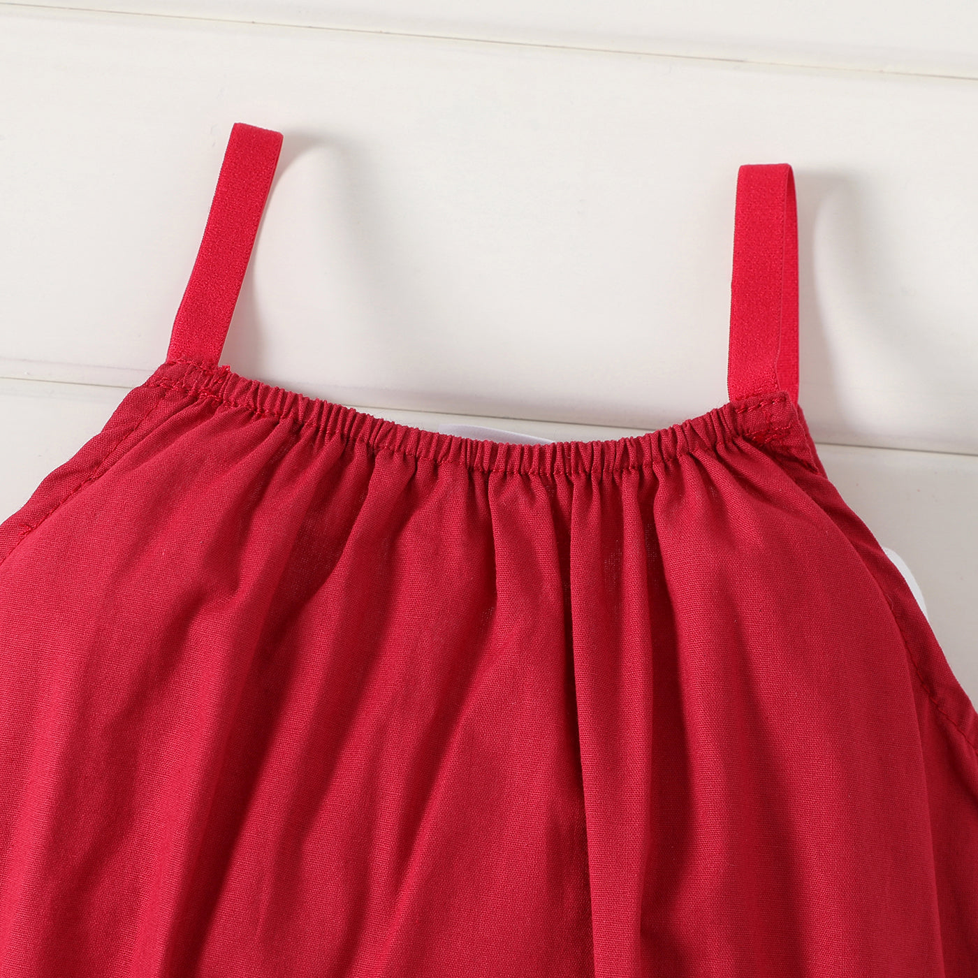 Baby Girl Cotton Sleeveless Harem Overalls — Soft & Breathable