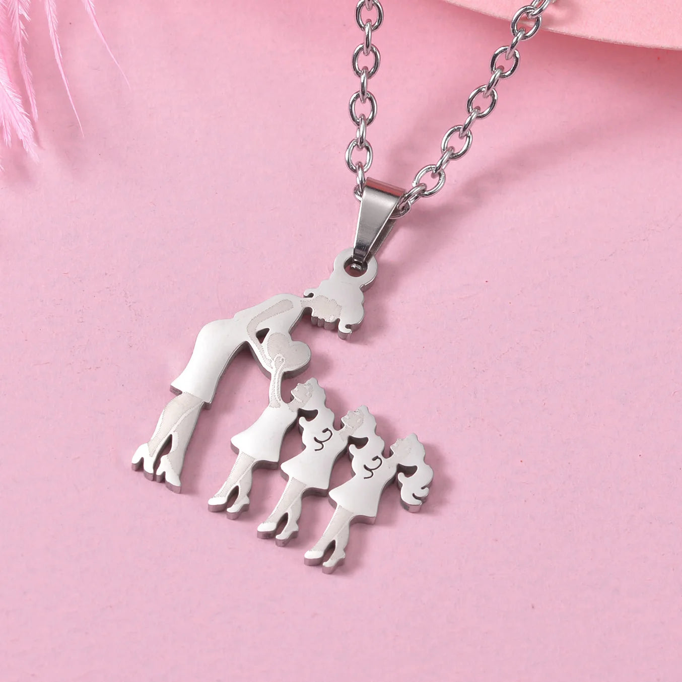 Personalized Mama & Kids Family Necklace