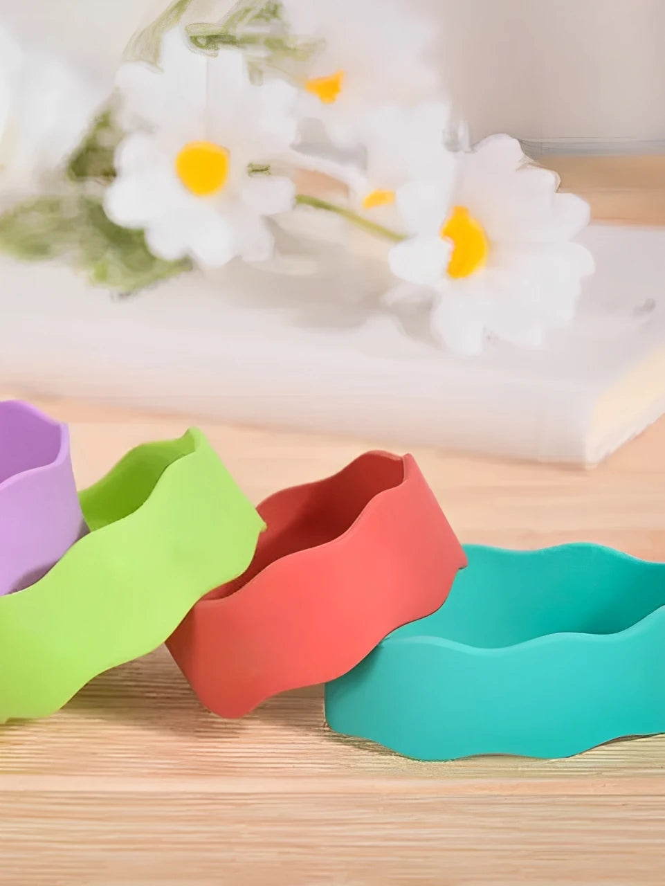 Custom Name Silicone Cup Sleeve with Cute Cat Design, Personalized Kids Water Bottle Band for School & Daycare