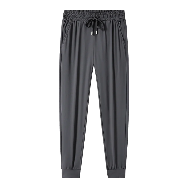 Men's Plus Size Ice Cool Casual Pants – Loose Elastic Waist Trousers (M–9XL)