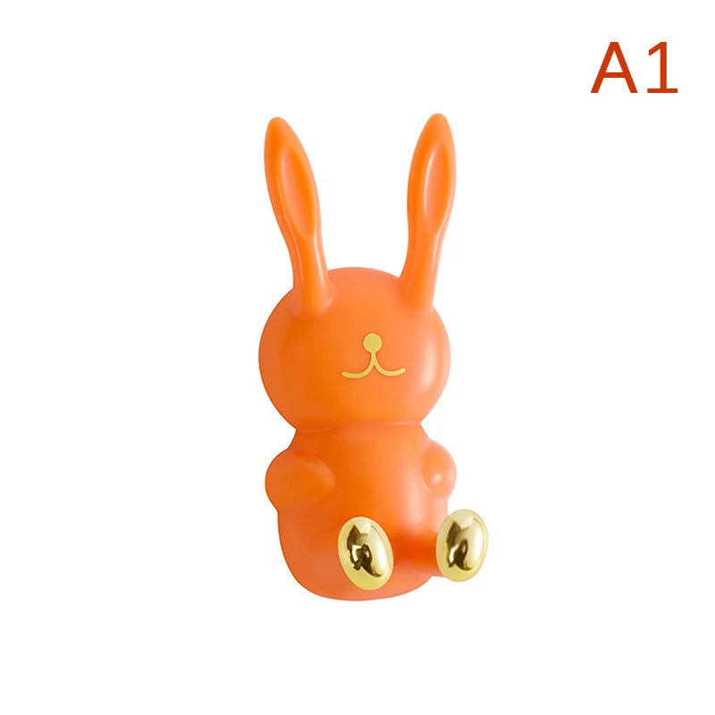 Cute Rabbit Wall Hook — Punch-Free Strong Adhesive Multifunctional Hanger
