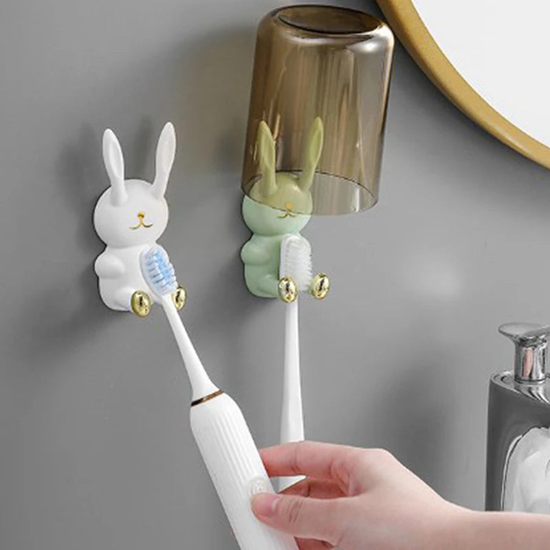 Cute Rabbit Wall Hook — Punch-Free Strong Adhesive Multifunctional Hanger