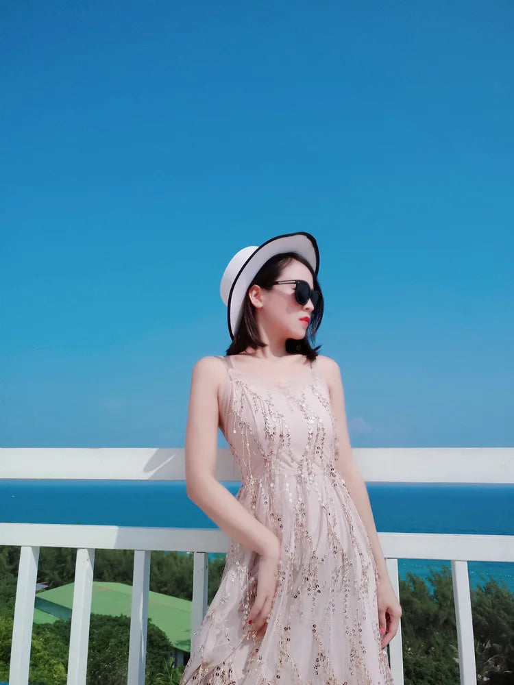 The Same Dresses Party for Mom and Baby Girls Matching Vacation Outfits Mother and Daughter Beach Clothes Women Summer Dress