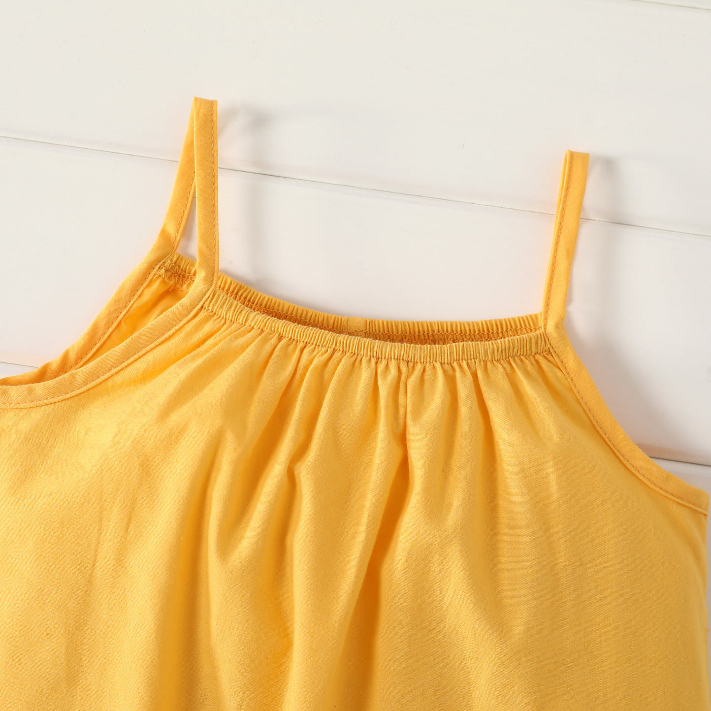 Baby Girl Cotton Sleeveless Harem Overalls — Soft & Breathable