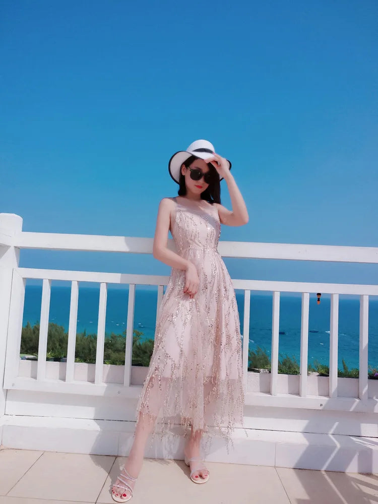 The Same Dresses Party for Mom and Baby Girls Matching Vacation Outfits Mother and Daughter Beach Clothes Women Summer Dress