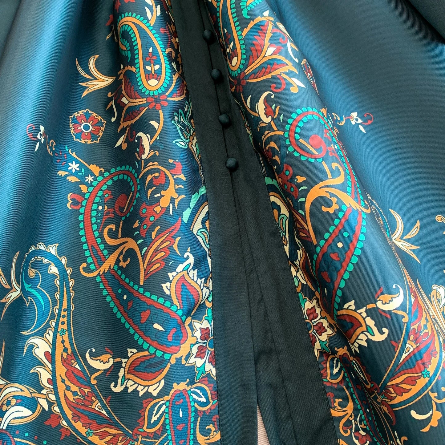Elegant European Court Style Vintage Mesh Splice Print Lantern Sleeve Long Dress Women's Waist Cinching Slimming Maxi Gown