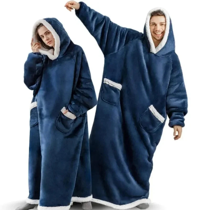 Oversized Wearable Fleece Blanket Hoodie