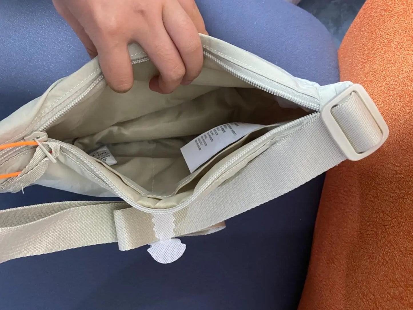 Japanese Style Dumpling Shape Adjustable Lightweight Single Shoulder Bag Underarm Bag Casual Simple Style Unisex Bag