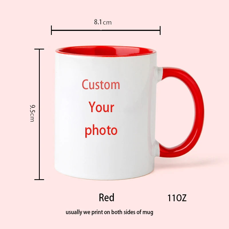 Personalized Photo Mug — Custom Name, Logo & Text