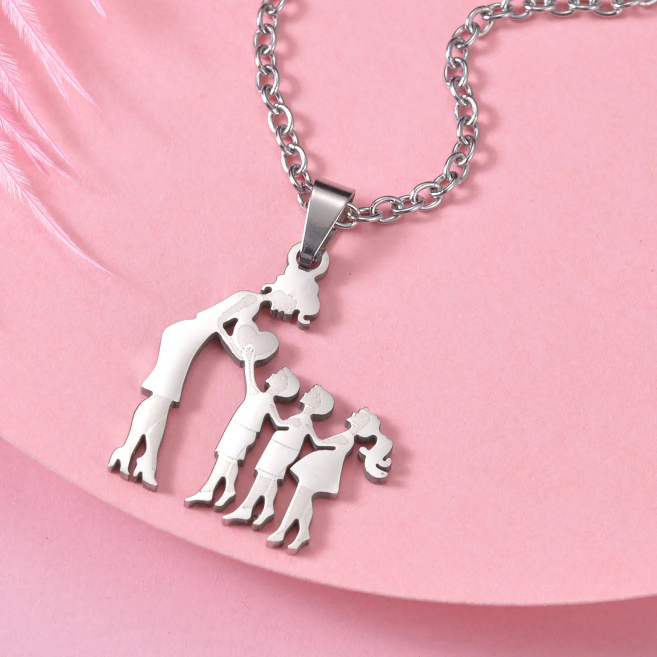 Personalized Mama & Kids Family Necklace