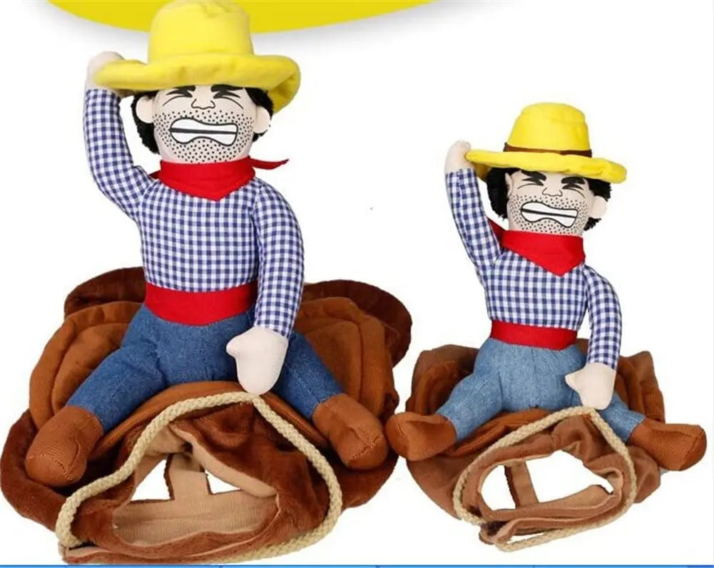 Cowboy Rider Dog Costume