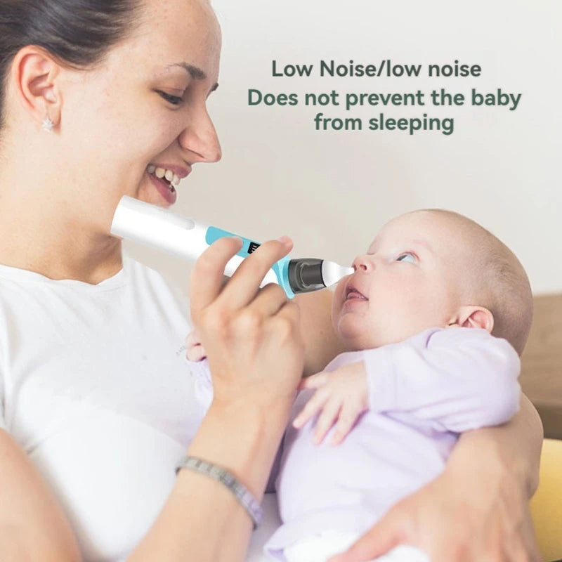 Baby Electric Nasal Aspirator — Rechargeable Newborn Nose Cleaner