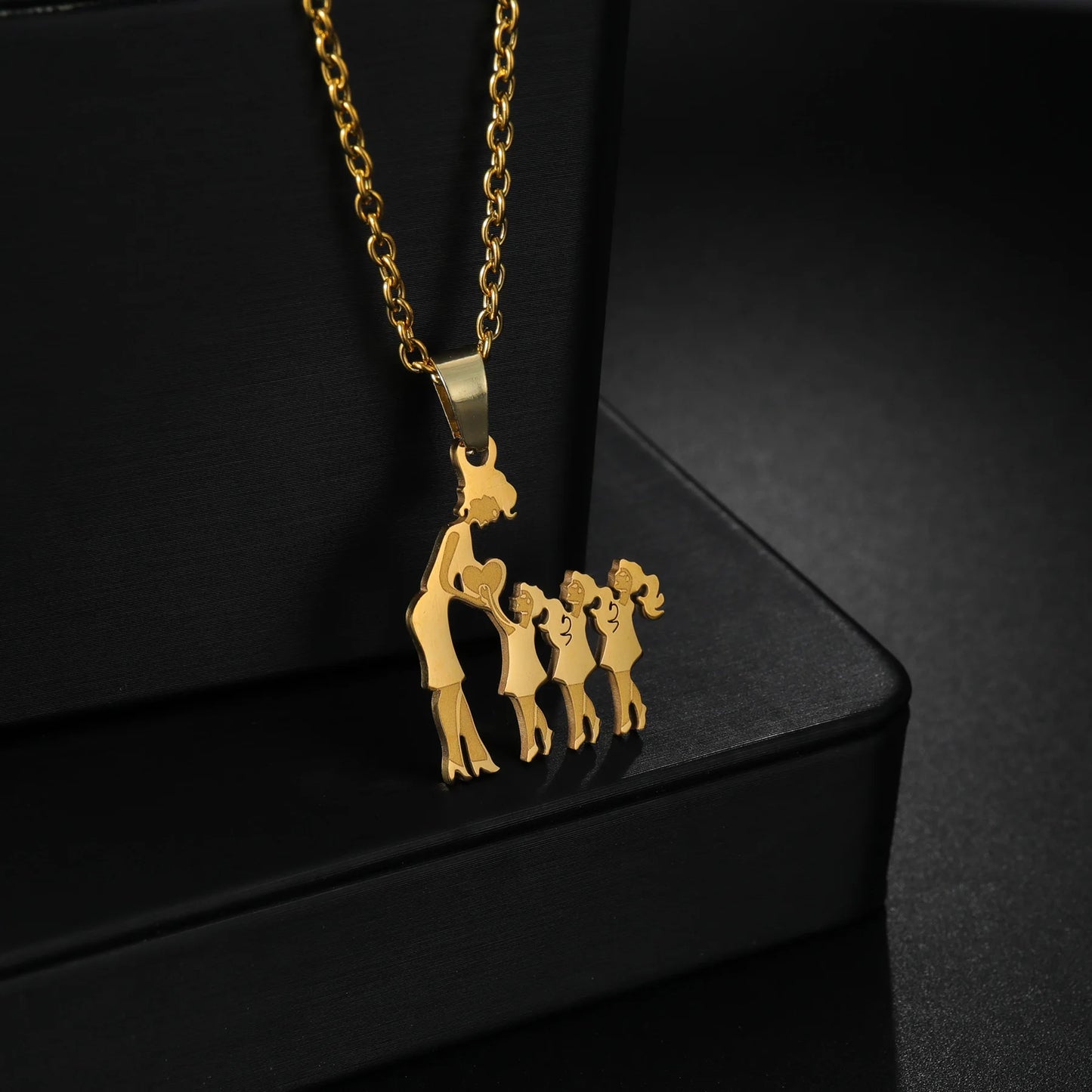 Personalized Mama & Kids Family Necklace