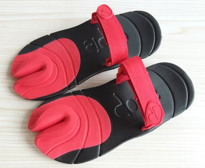 Unisex Comfortable Breathable Toe Separating Slippers Anti-Slip Fashionable Hollow out Design EVA Insole Rubber Outsole