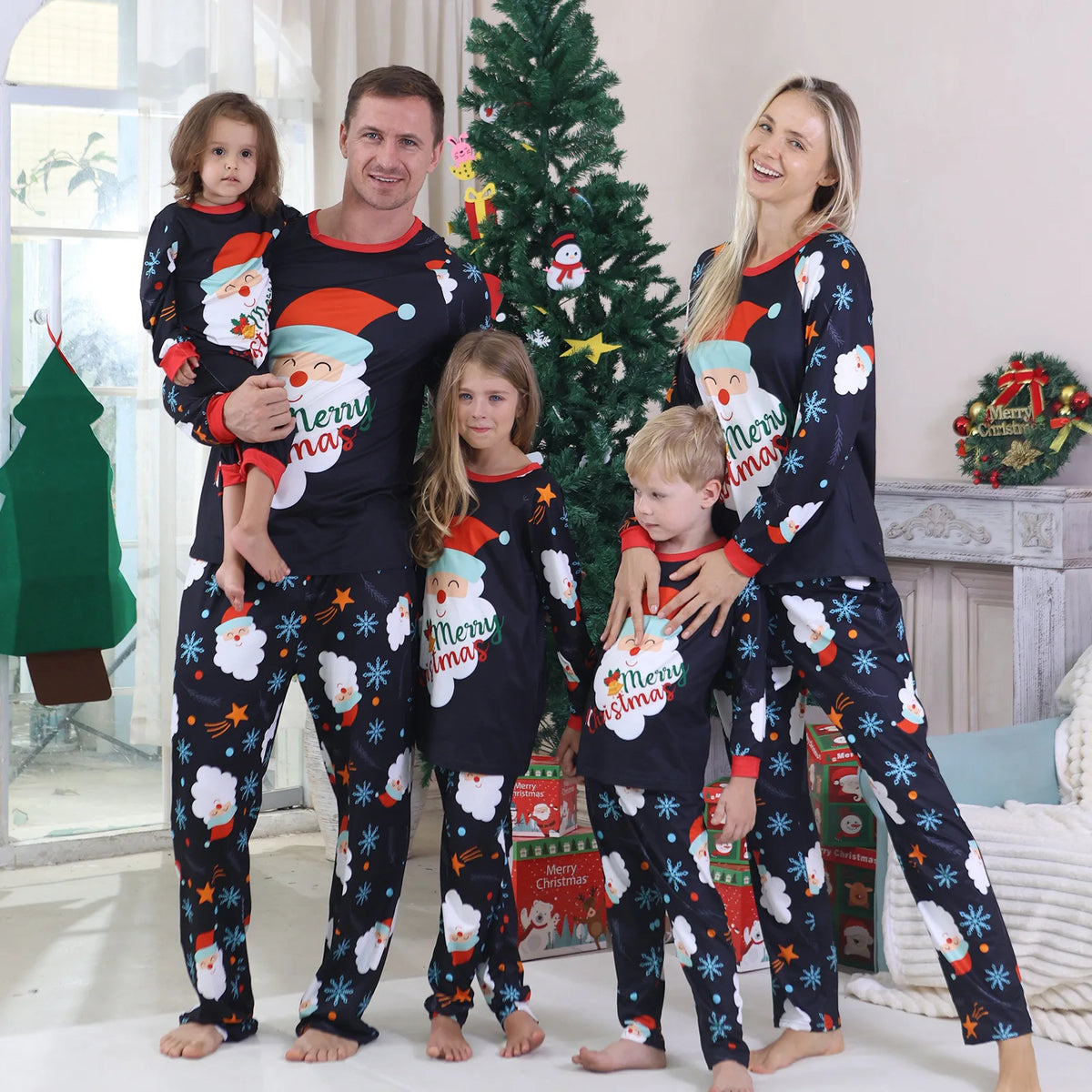 Santa Claus Family Matching Pajama Set