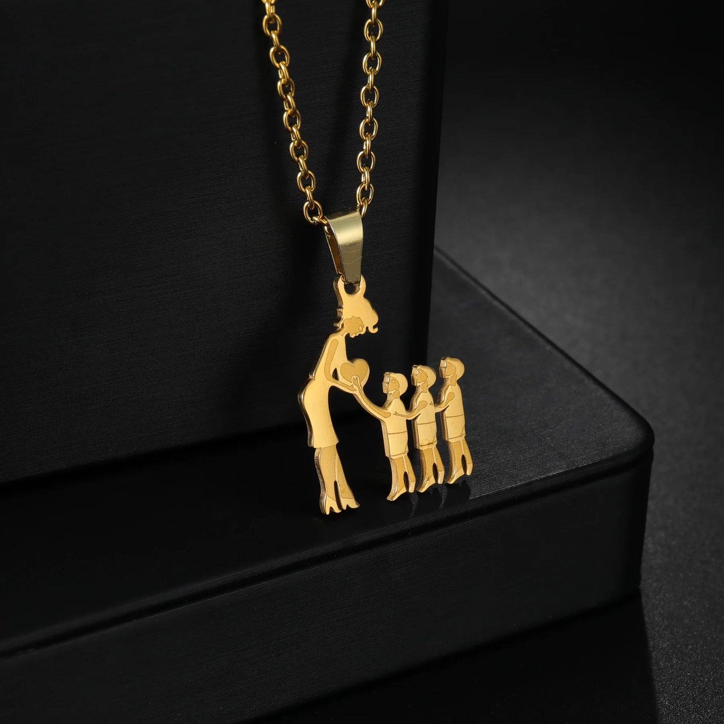 Personalized Mama & Kids Family Necklace