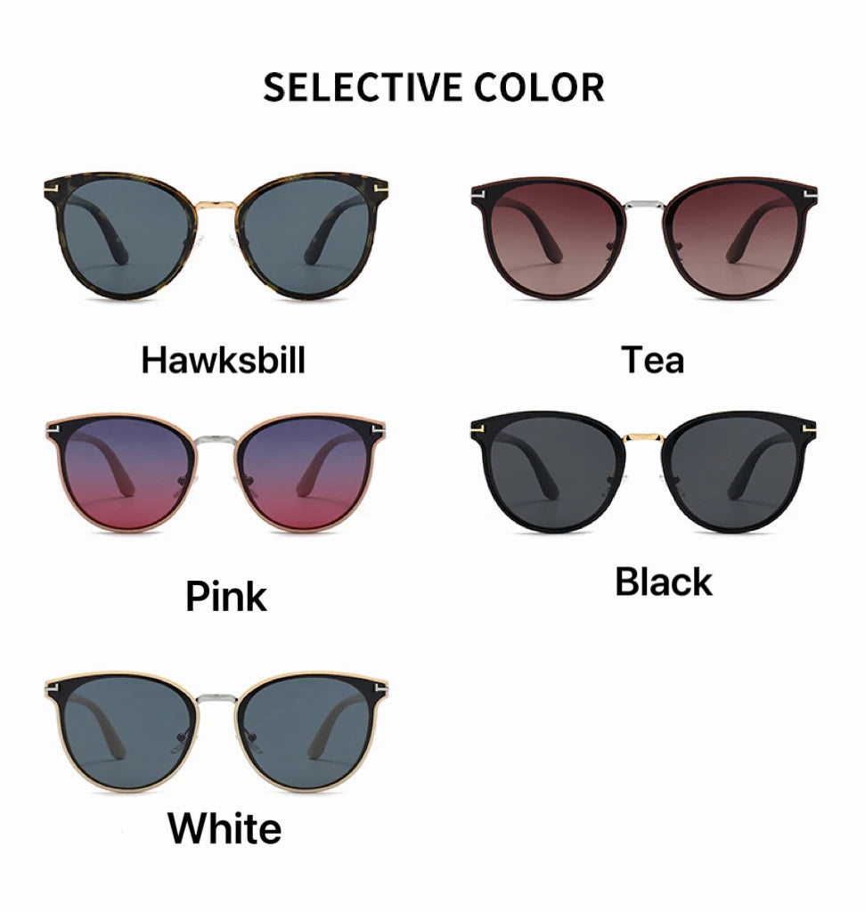 GCV Polarized Cat Eye Sunglasses for Women — UV400 Lightweight Fashion Shades