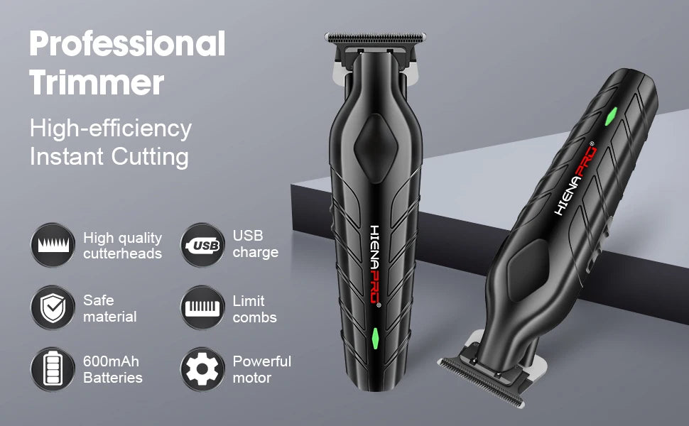HIENA Electric Hair Trimmer & Grooming Kit — Rechargeable Multi-Purpose Clipper