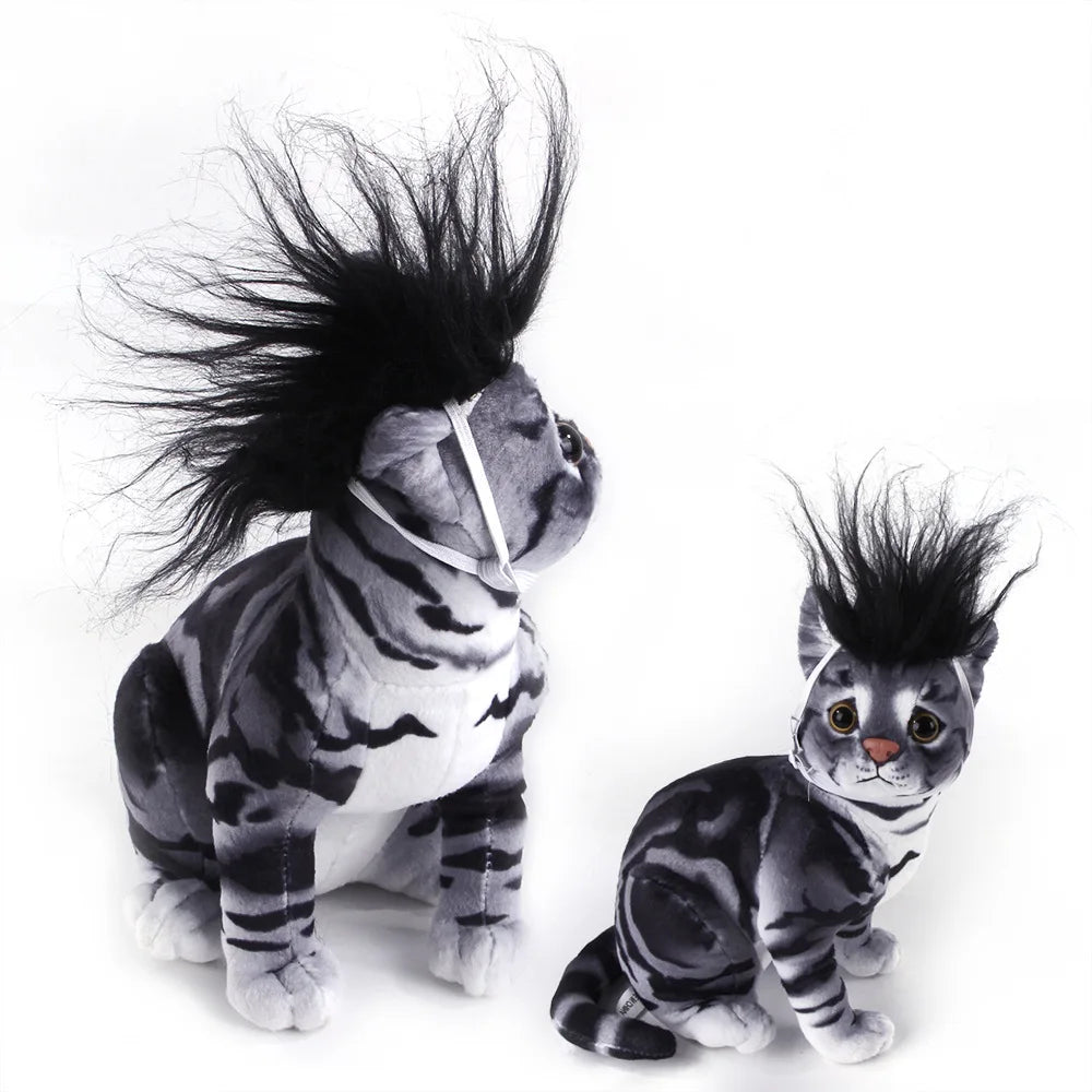 Halloween Pet Wig Cosplay Prop — Funny Hair Hat for Dogs & Cats