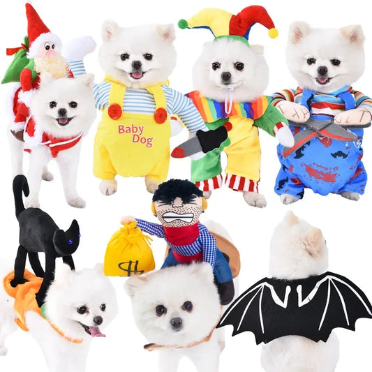 Halloween 3-Piece Dog & Cat Costume Set