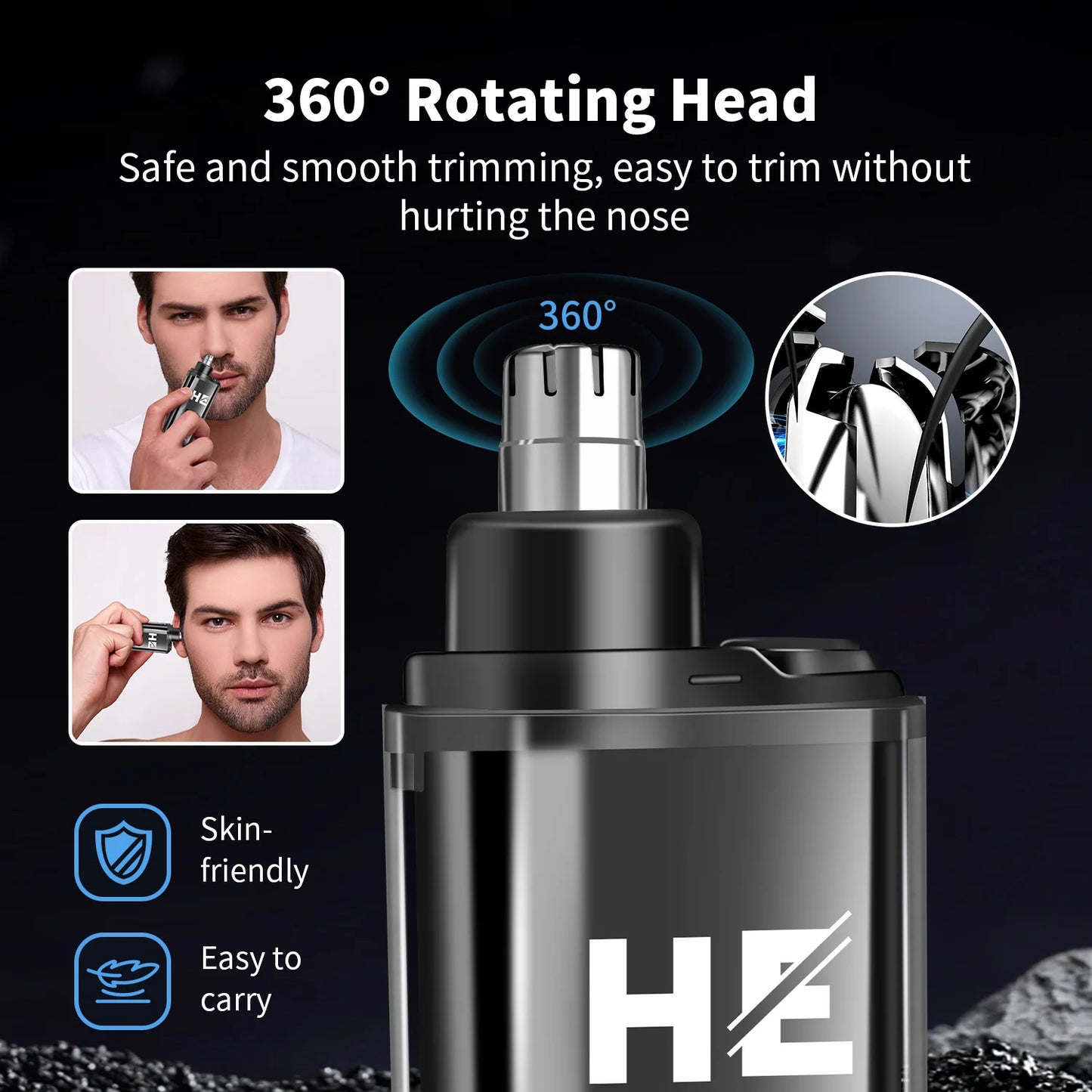 HIENA Electric Hair Trimmer & Grooming Kit — Rechargeable Multi-Purpose Clipper