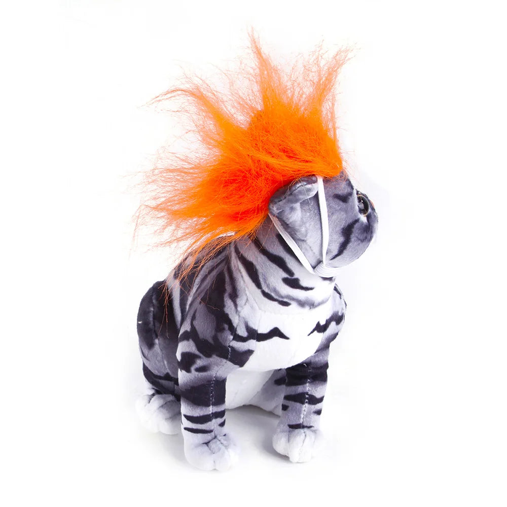 Halloween Pet Wig Cosplay Prop — Funny Hair Hat for Dogs & Cats