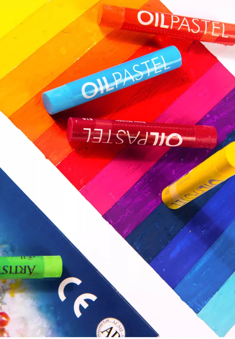 Personalized Oil Pastel Set — 12, 25 & 50 Colors