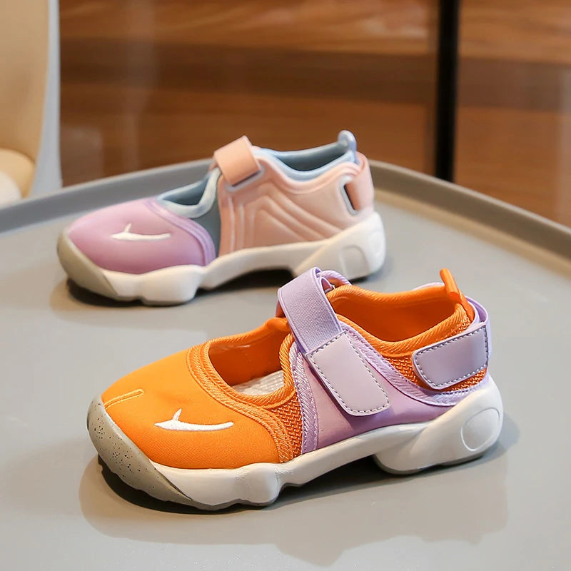 Children's Sneakers Spring Autumn New Girls School Sports Shoes Fashion Versatile Kids Causal Boys Basketball Shoes Soft Bottom