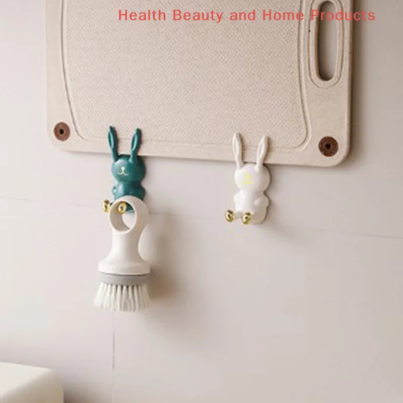 Cute Rabbit Wall Hook — Punch-Free Strong Adhesive Multifunctional Hanger