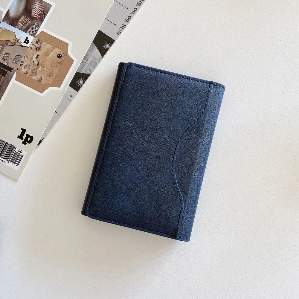 Magnetic Folding Phone Wallet & Stand — PU Leather