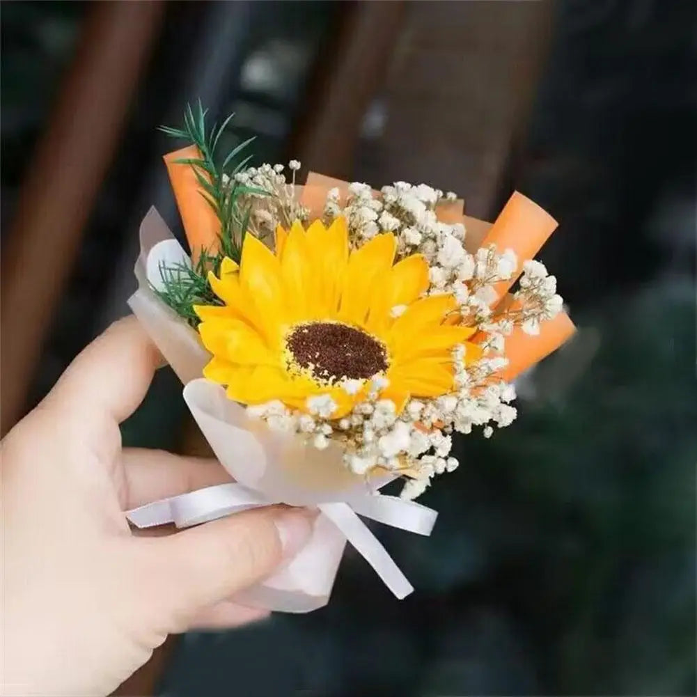 Dried Flower Car Air Vent Clip | Rhinestone Fragrance Diffuser