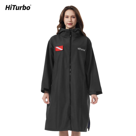 Hooded Waterproof Changing Cape – Windproof Quick-Dry Surf Robe