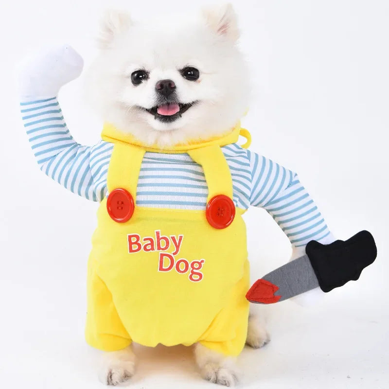 Halloween 3-Piece Dog & Cat Costume Set