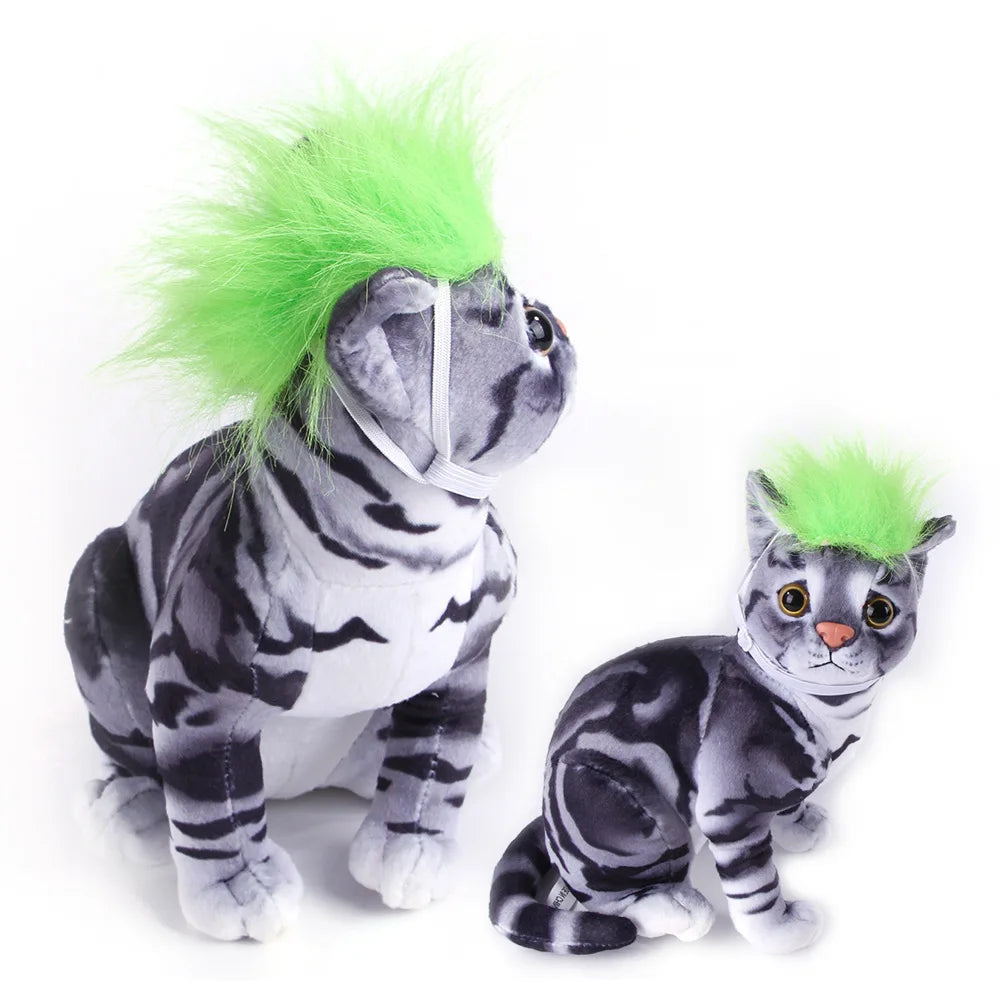Halloween Pet Wig Cosplay Prop — Funny Hair Hat for Dogs & Cats