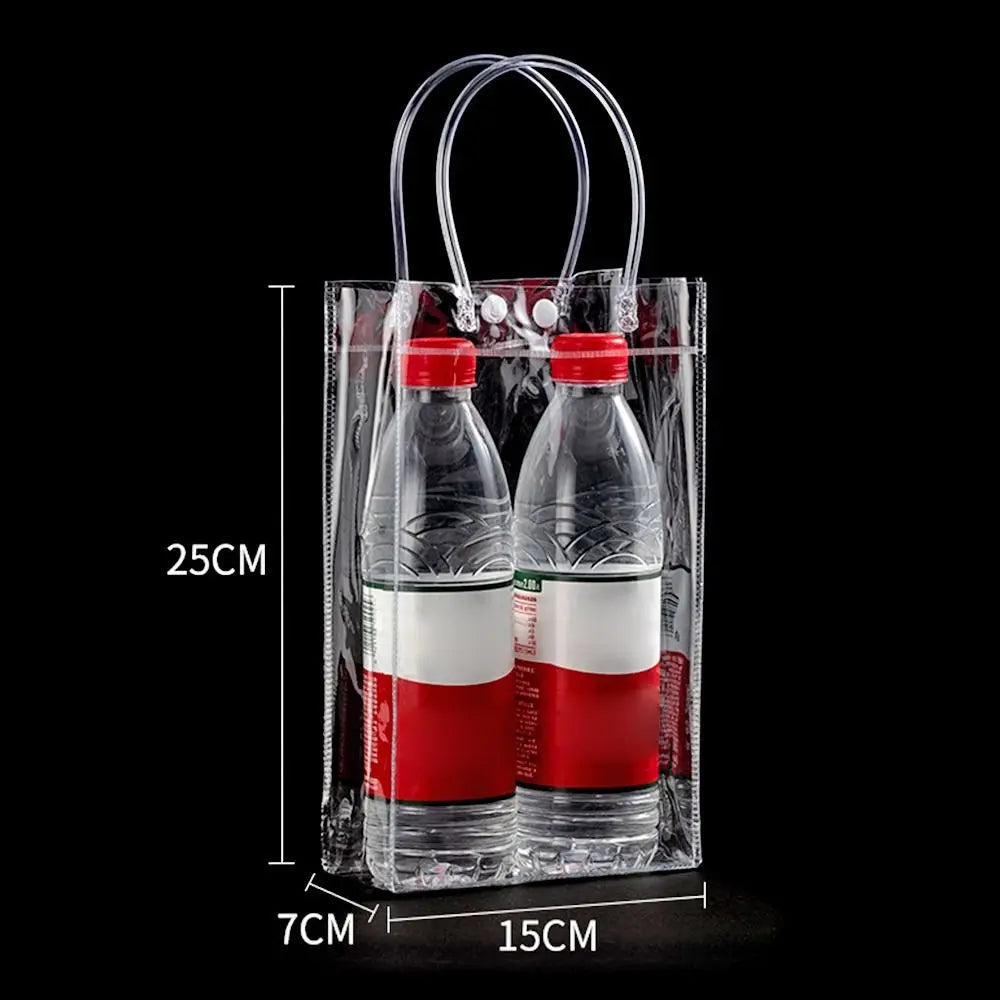 Clear PVC Candy Handbag — Transparent Jelly Tote Bag