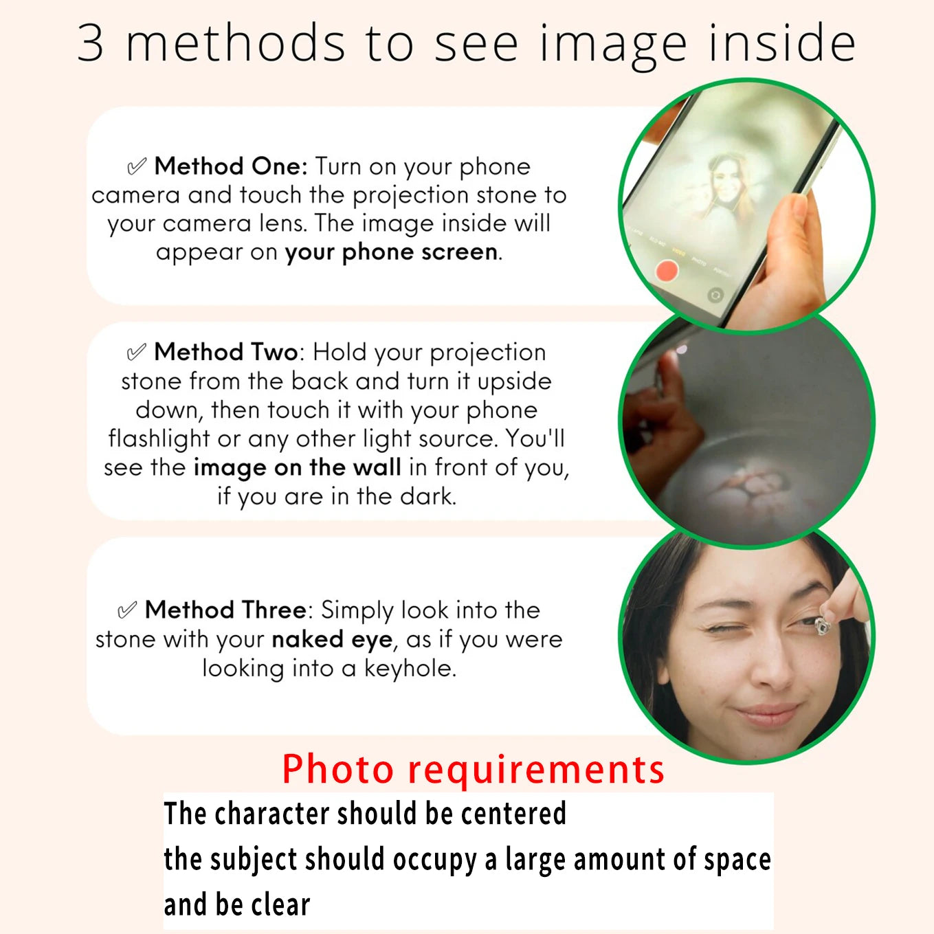 Personalized Photo Projection Bracelet — Custom Memory Jewelry