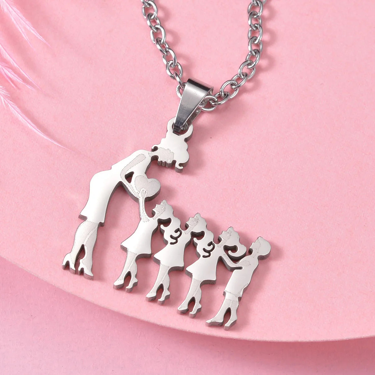 Personalized Mama & Kids Family Necklace