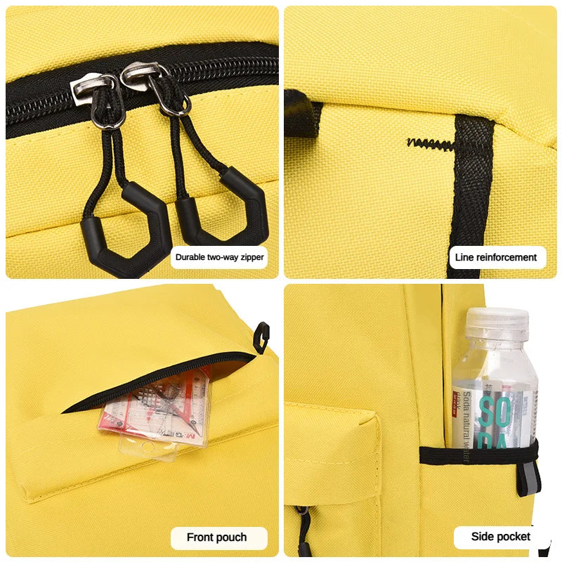 Personalized School Backpack – Custom Logo & Name Oxford Bag