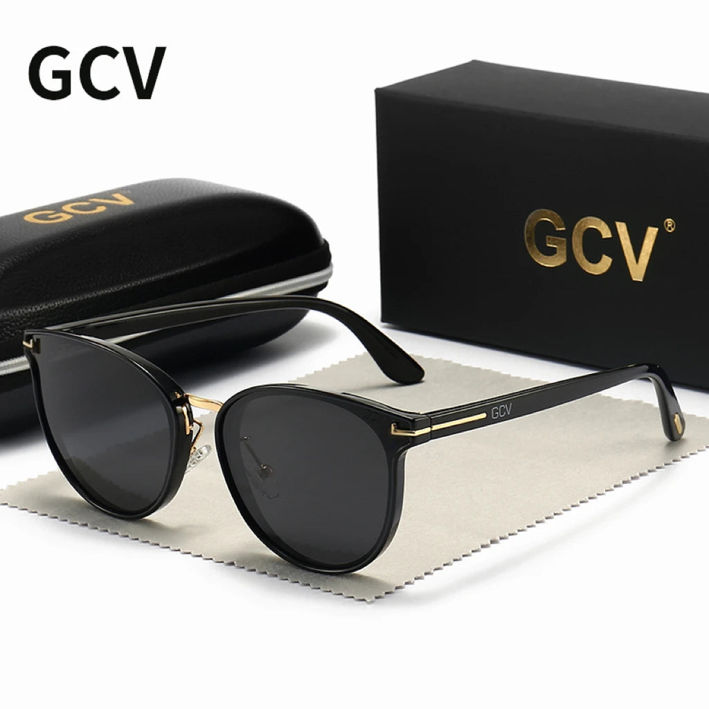 GCV Polarized Cat Eye Sunglasses for Women — UV400 Lightweight Fashion Shades