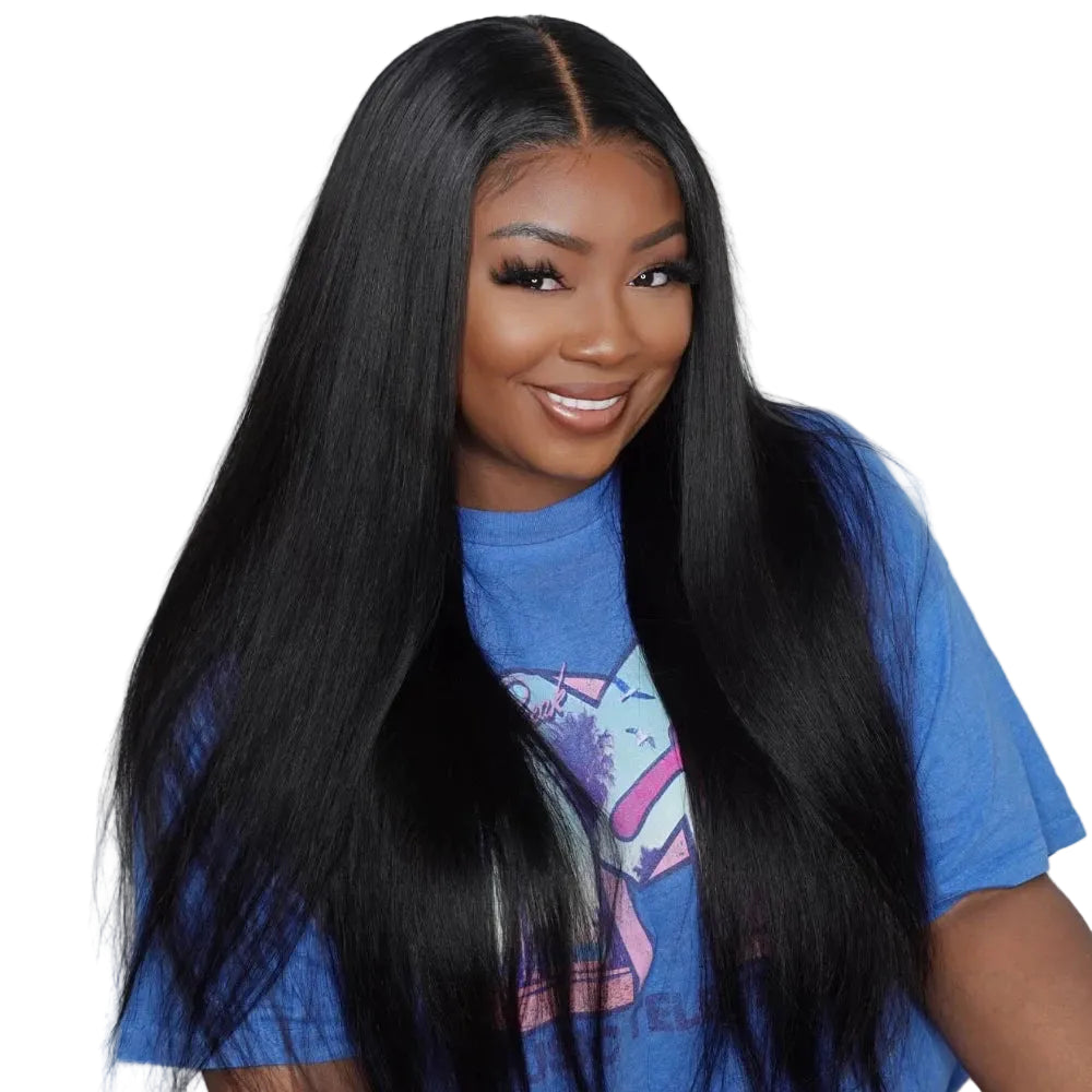 13x4 Bye Bye Slip Lace Frontal Wet & Wavy 2-in-1 Glueless Human Hair Wig
