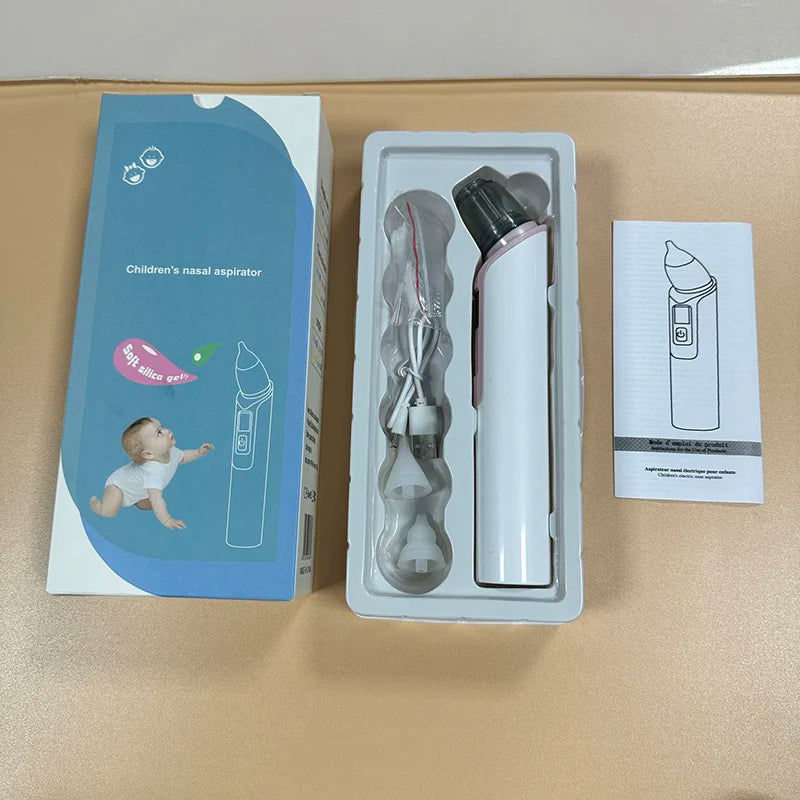 Baby Electric Nasal Aspirator — Rechargeable Newborn Nose Cleaner