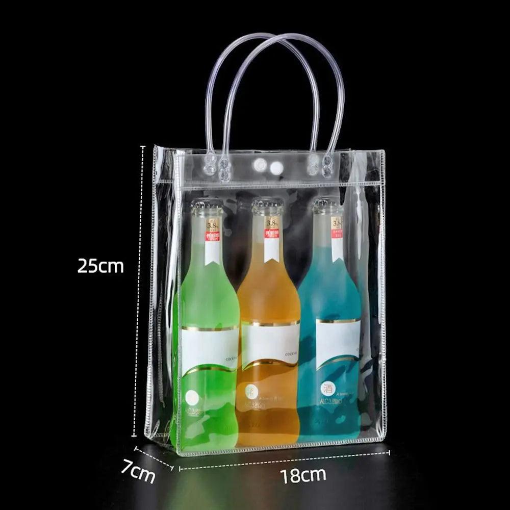 Clear PVC Candy Handbag — Transparent Jelly Tote Bag