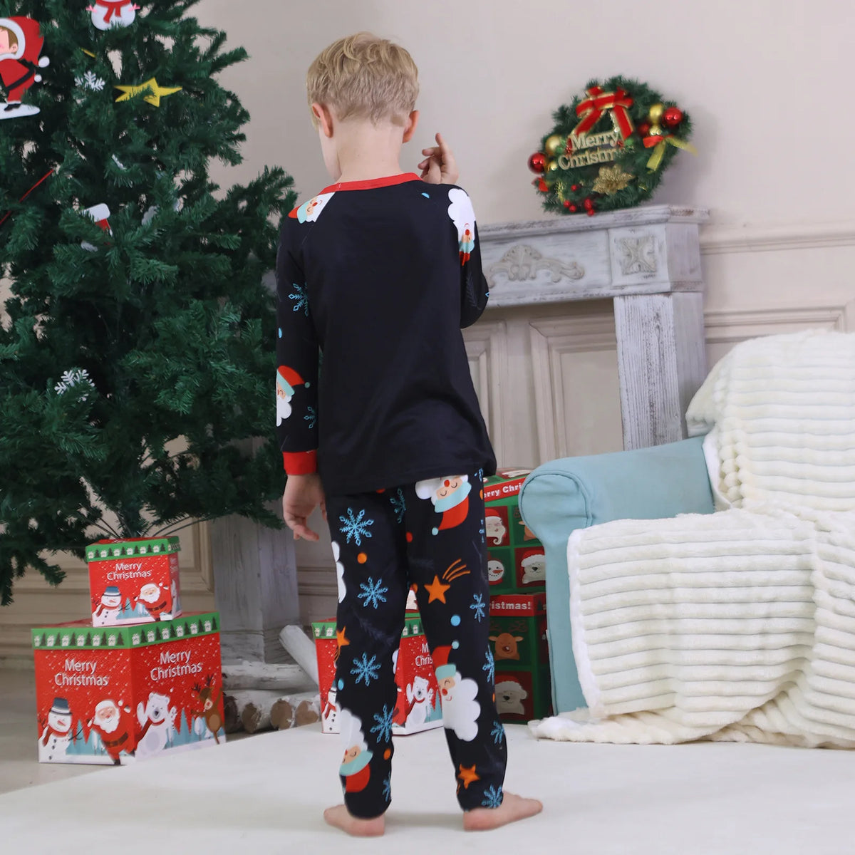 Santa Claus Family Matching Pajama Set