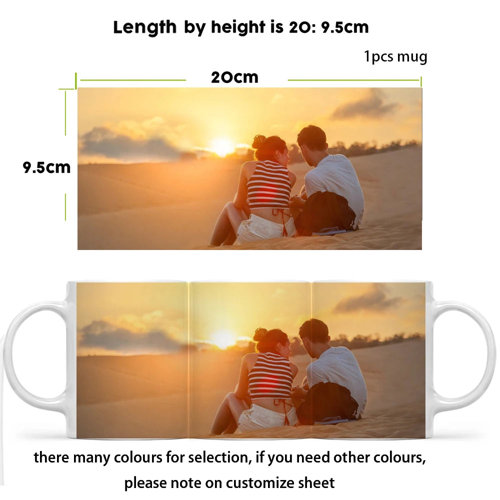 Personalized Photo Mug — Custom Name, Logo & Text
